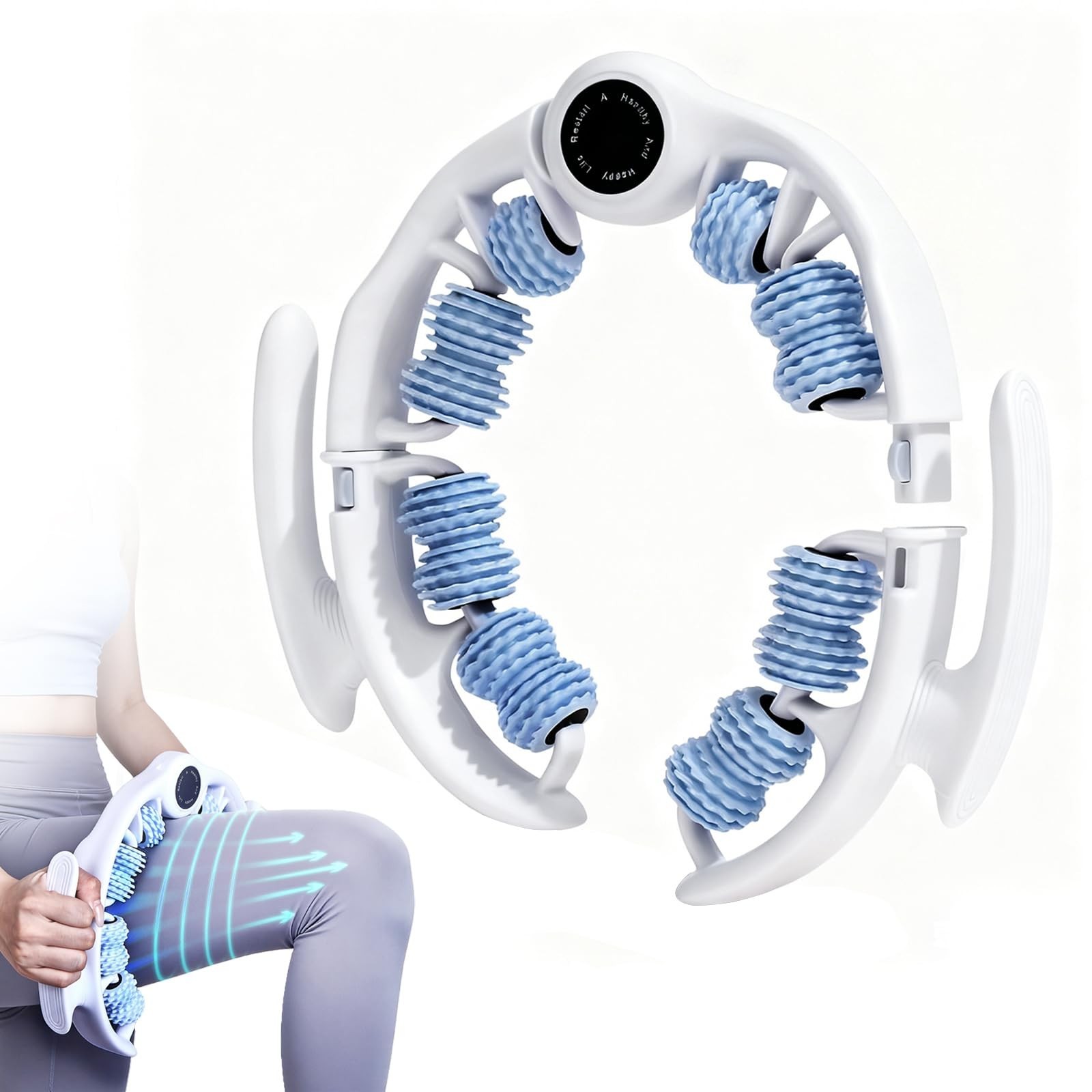 Cellulite Massage Roller Tool for Legs, Thighs & Arms – Lymphatic Drainage Massa