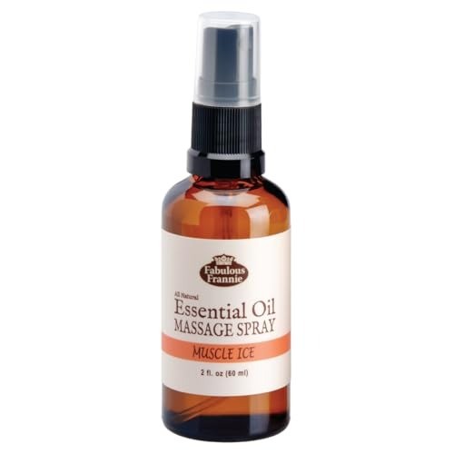 Soothing Muscle Ice Spray with Essential Oils – Natural Relief in 2oz Bottle