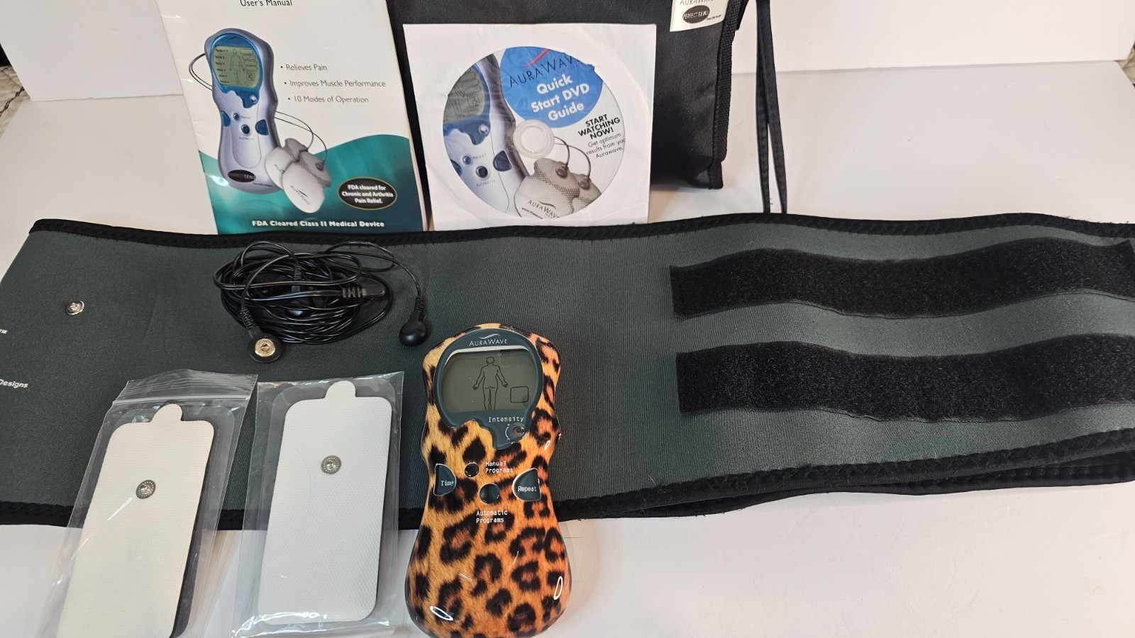 Aura Wave Petfect T.E.N.S. relieves pain improves muscle performance FDA approve