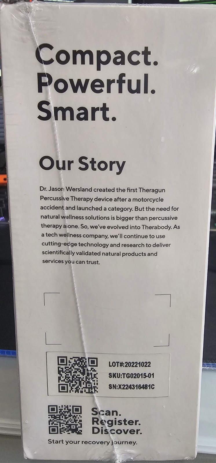 Therabody Theragun Mini 2nd Gen Portable Massage Gun Black Sealed Brand New
