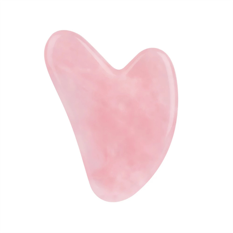 Natural Rose Quartz Stone GuaSha Massage Face Tool Gua Sha Board Body Massagers