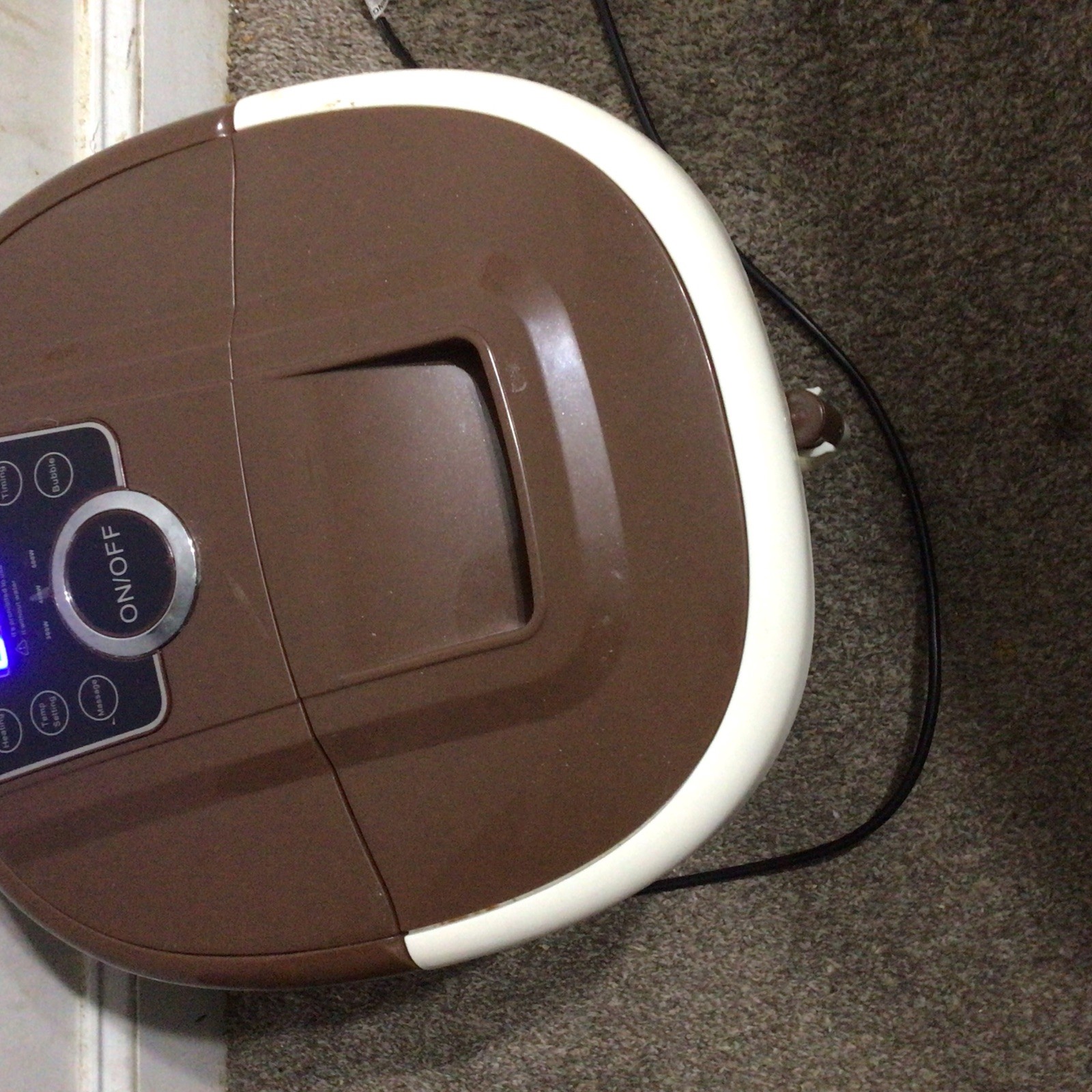 Costway Portable Electric Foot Spa Bath Shiatsu Roller Motorized Massager
