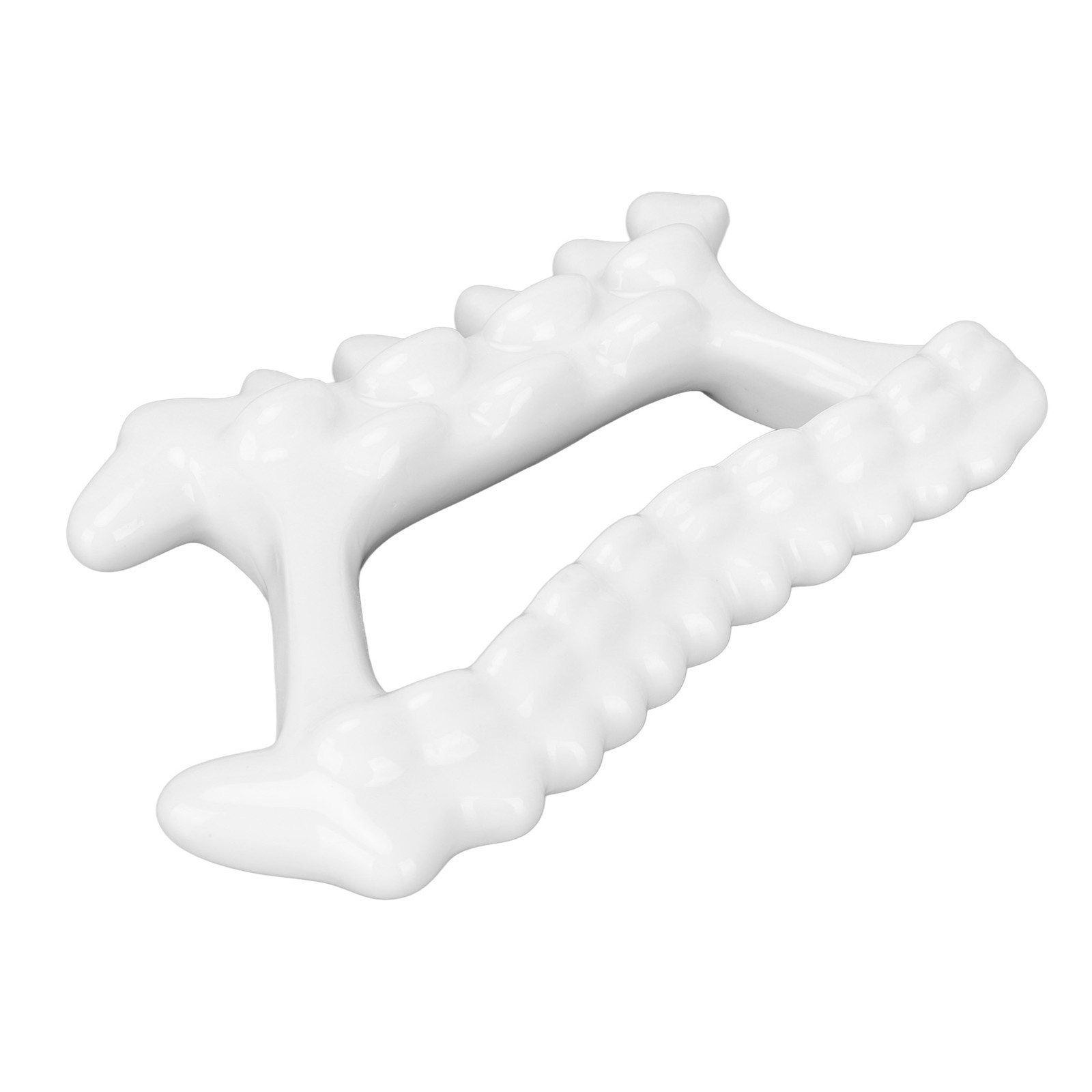 Detox Ceramic Gua Sha Massage Tool For Cellulite Elimination On Shoulders New