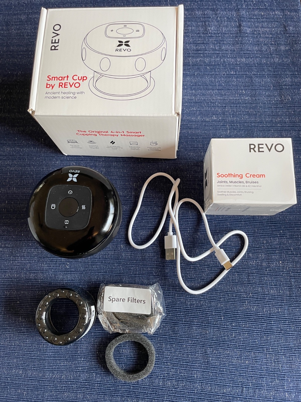 Revo smart cup 4 in 1 with massage cream