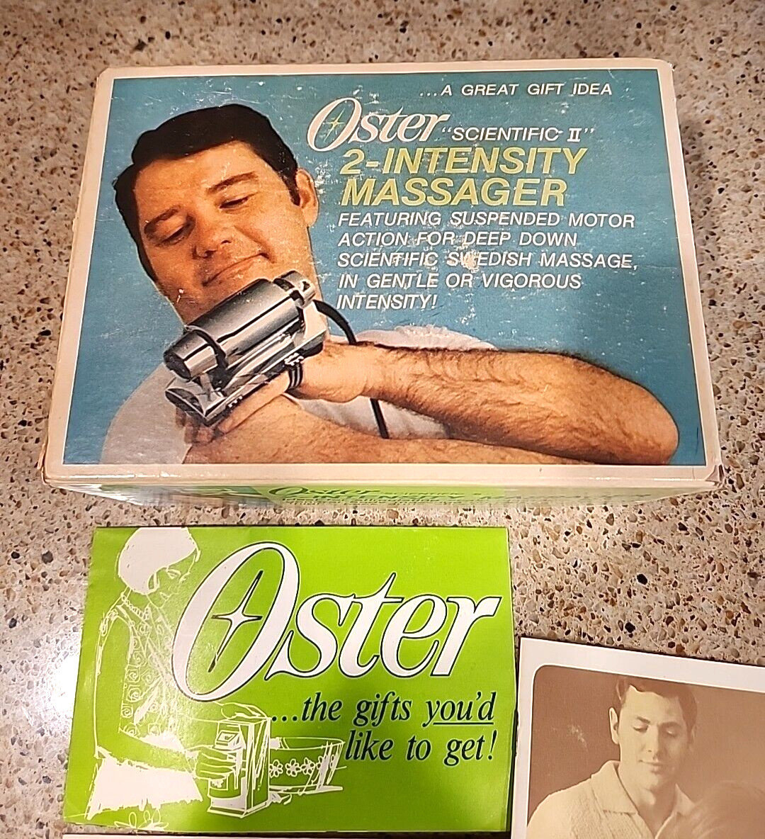 Vtg. OSTER Scientific II 2 Level Intensity Swedish Style Massager Model 136-01