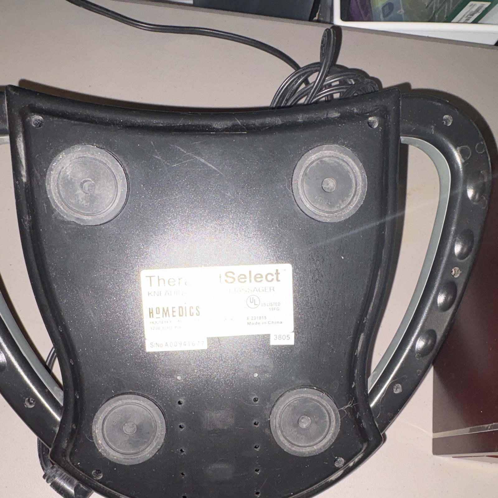 HoMedics Therapist Select Shiatsu Massager Neck/Back/Feet Gray NMS-600H