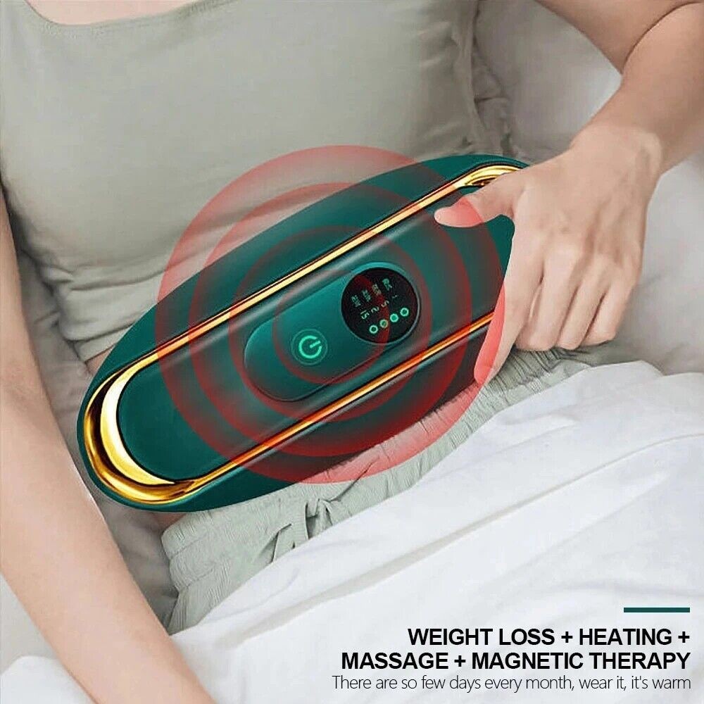 Electric Slimming Vibration Waist Massager Shaped Weight Loss Fat Burning W/Belt