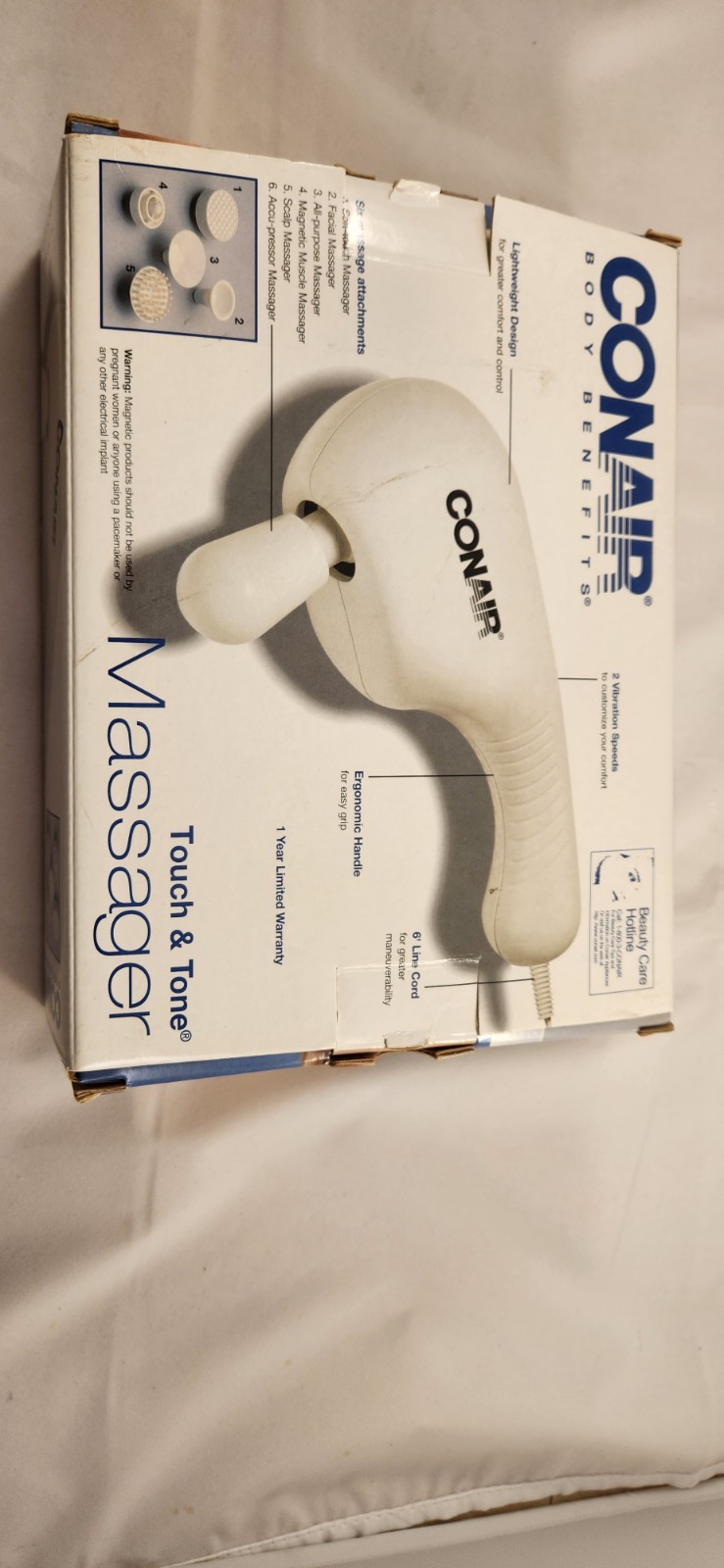Conair Body Benefits Touch and Tone Massager