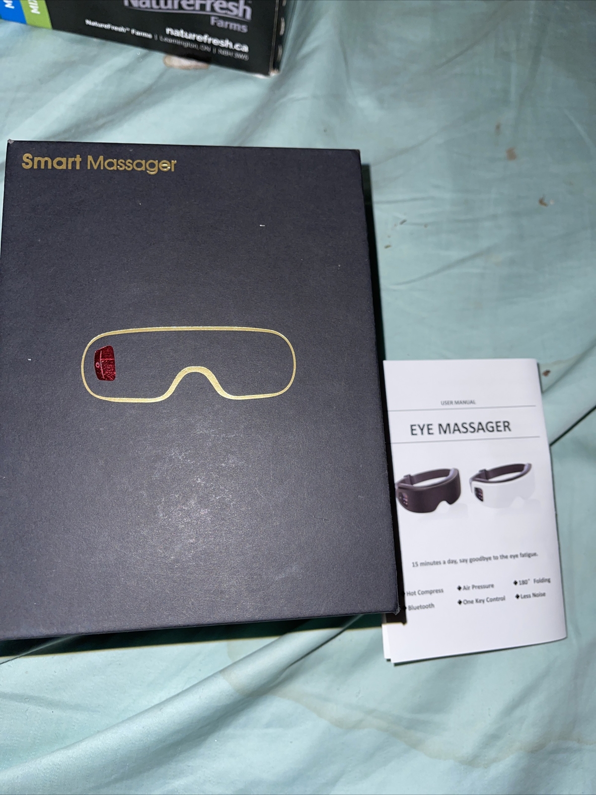 Smart Massager for Eye, Temple, Neck and Face with Warming Technology