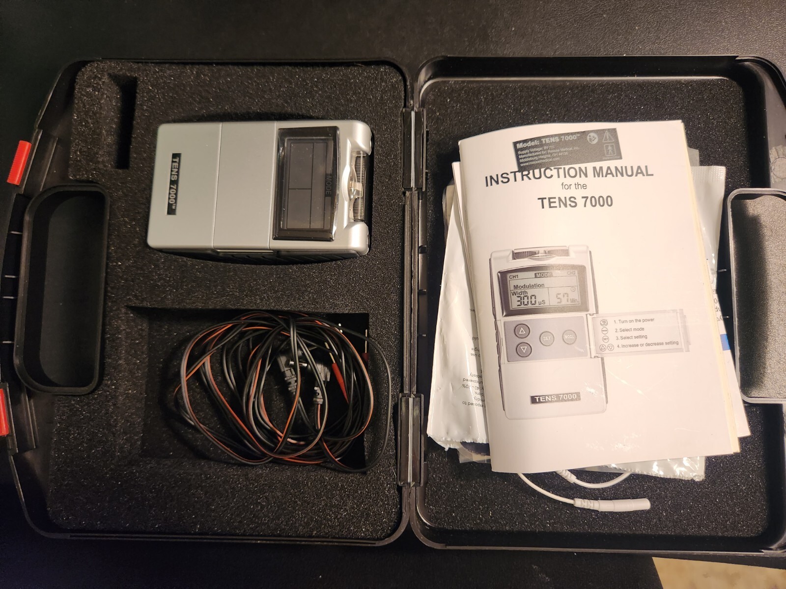 Electrical Stimulation Tens Unit 7000 Machine Muscle Massage Therapy Pain Relief
