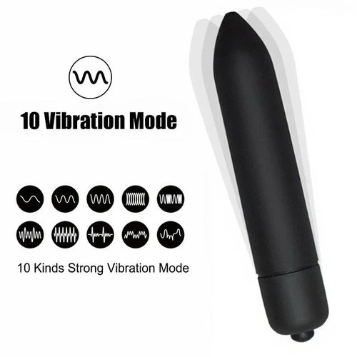 Women Mini Portable Bullet Shape 10 Speed Vibrating Neck Body Massage Personal