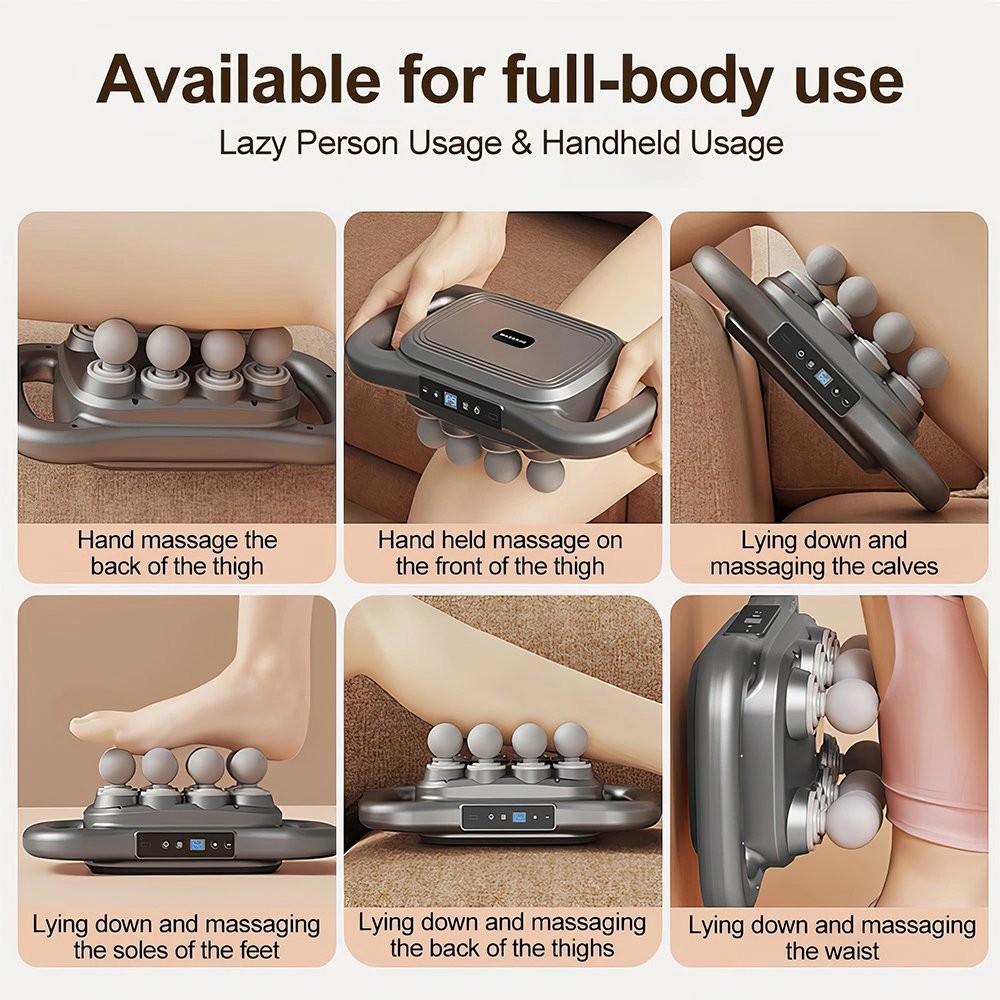 16 Head Massage Gun Deep Tissue with 9 Levels & 9 Modes, Electric Massager Tool