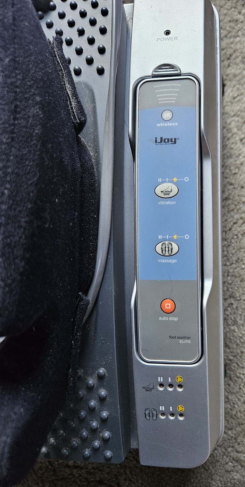 IJoy Foot Soother Elite Massager with wireless remote control Working massage