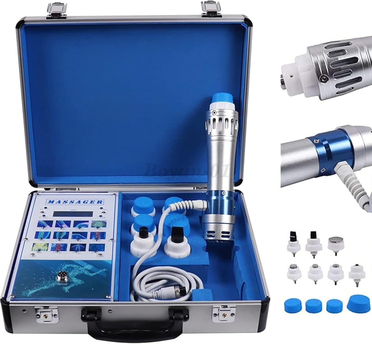 Handheld Focused Shockwave Therapy Machine Body Relax Muscle Relief Ed Massage