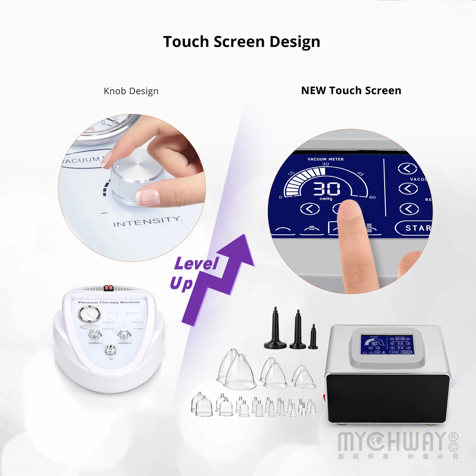 Pro 120ml Cups Breast Enlargement Butt Lifting Machine Body & Facial Massager