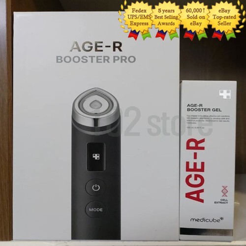 Medicube AGE-R Booster Pro Home Skin Care Device + Booster gel -Fedex Tracking