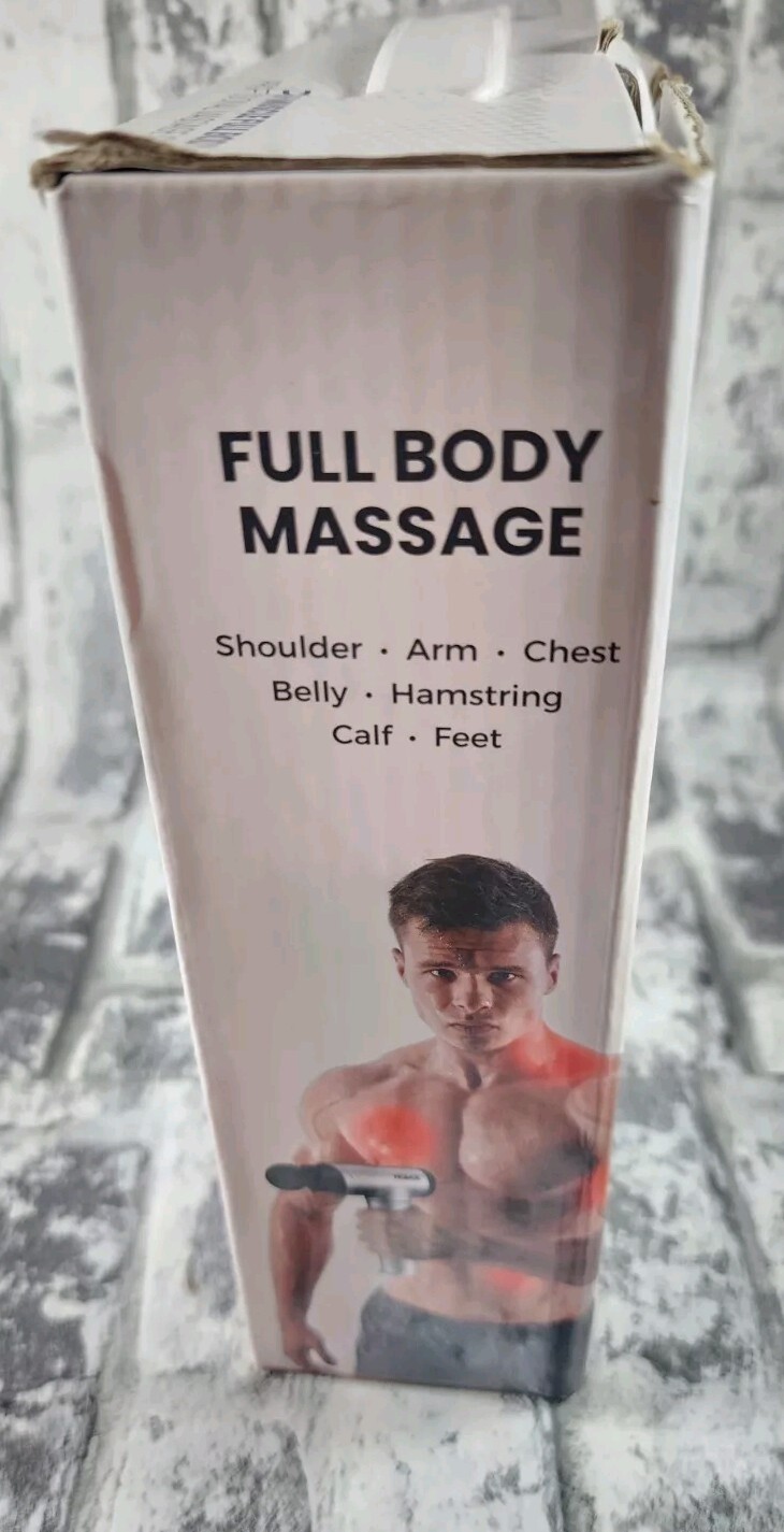 TRAKK GUN Deep Tissue Muscle Full Body Professional Massage TR-M01-PK Silver