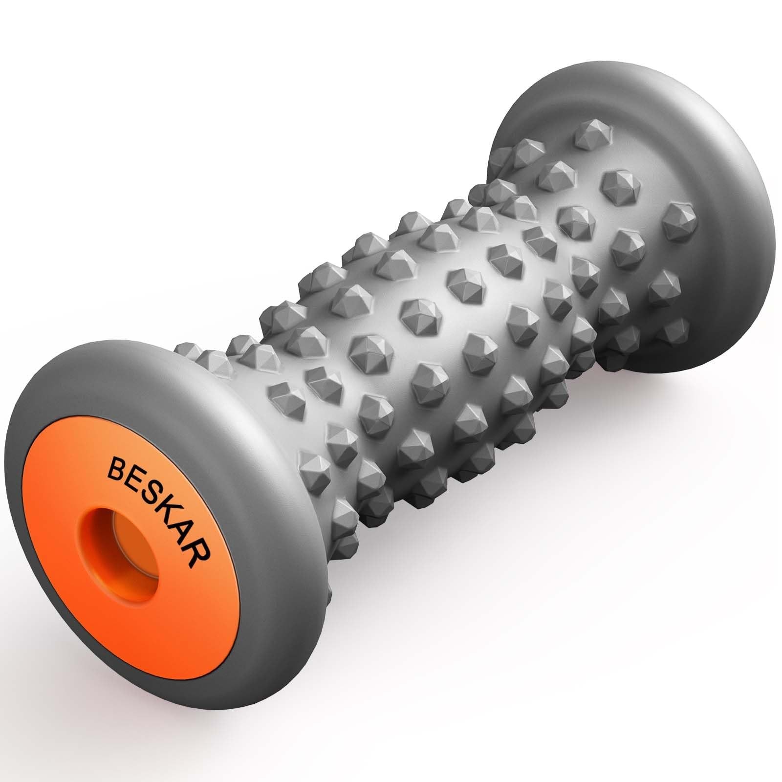 BESKAR Foot Massager Roller for Plantar Fasciitis Relief, Portable Feet Rolle…