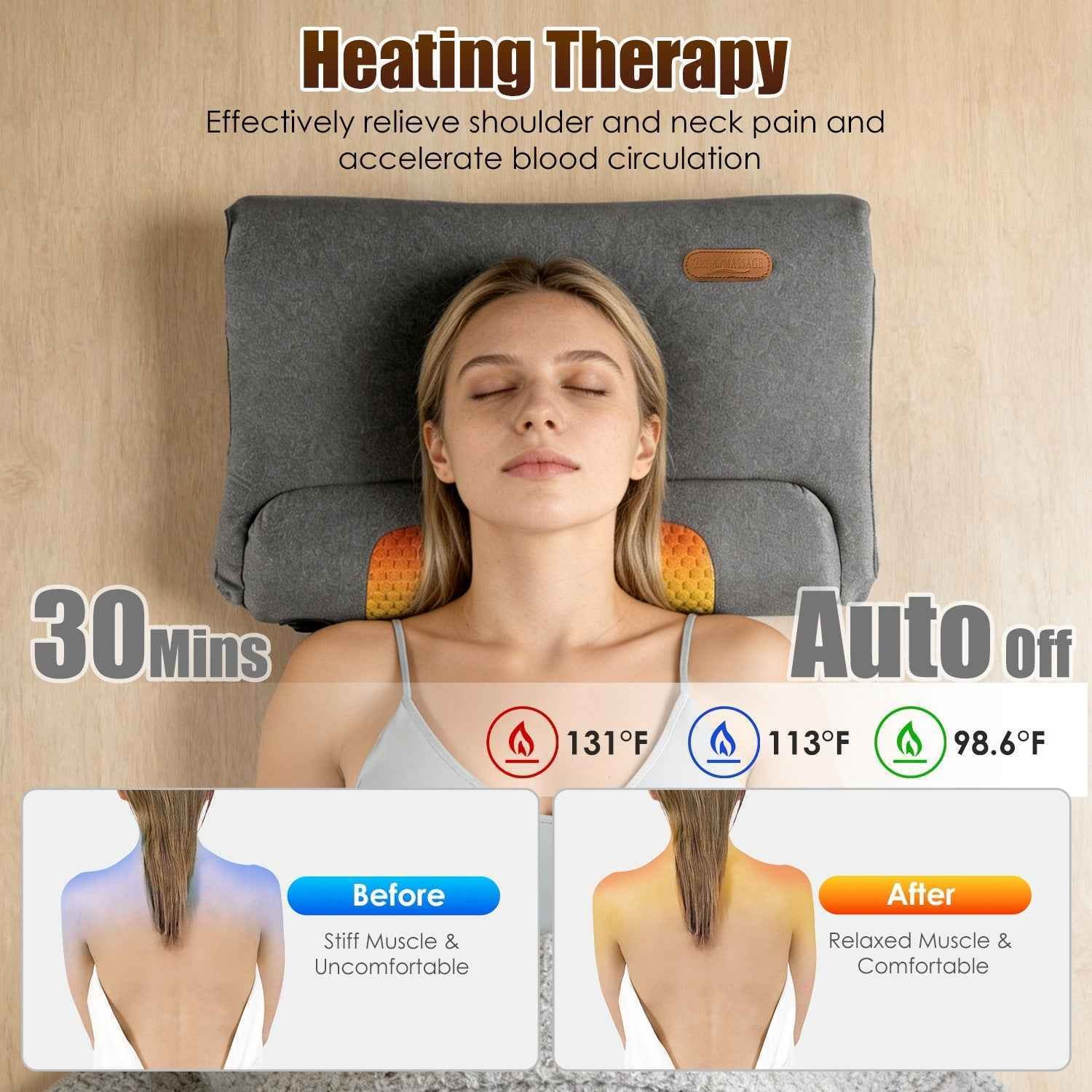 Ergonomic Neck Massager Pillow