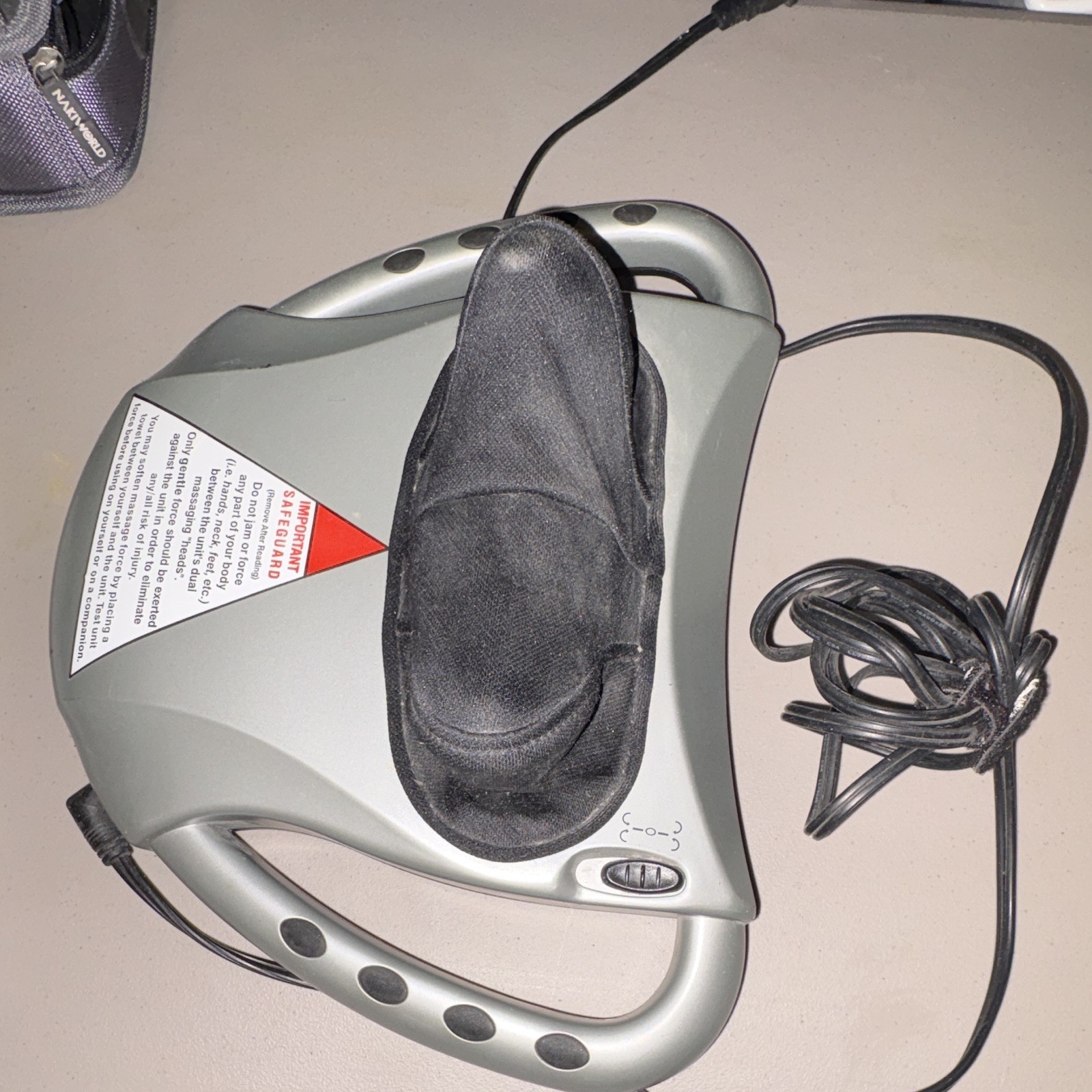 HoMedics Therapist Select Shiatsu Massager Neck/Back/Feet Gray NMS-600H