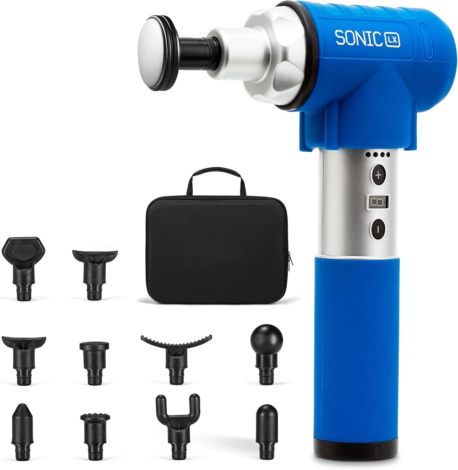 Lifepro Sonic LX Athletic Heated Massage Gun – Blue (Used)