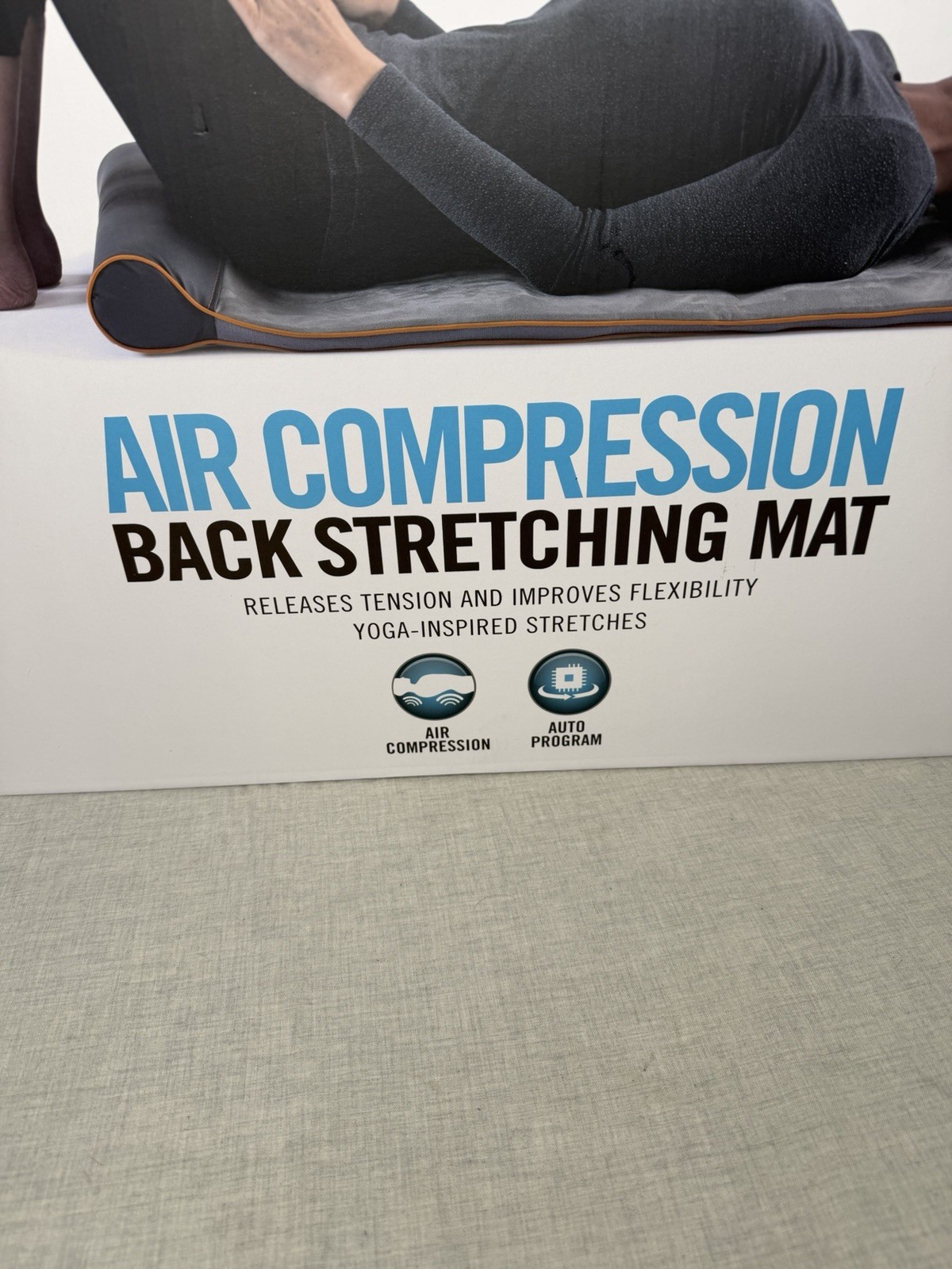 Homedics Air Compression Back Stretching Mat BM-AC105 NEW In Box