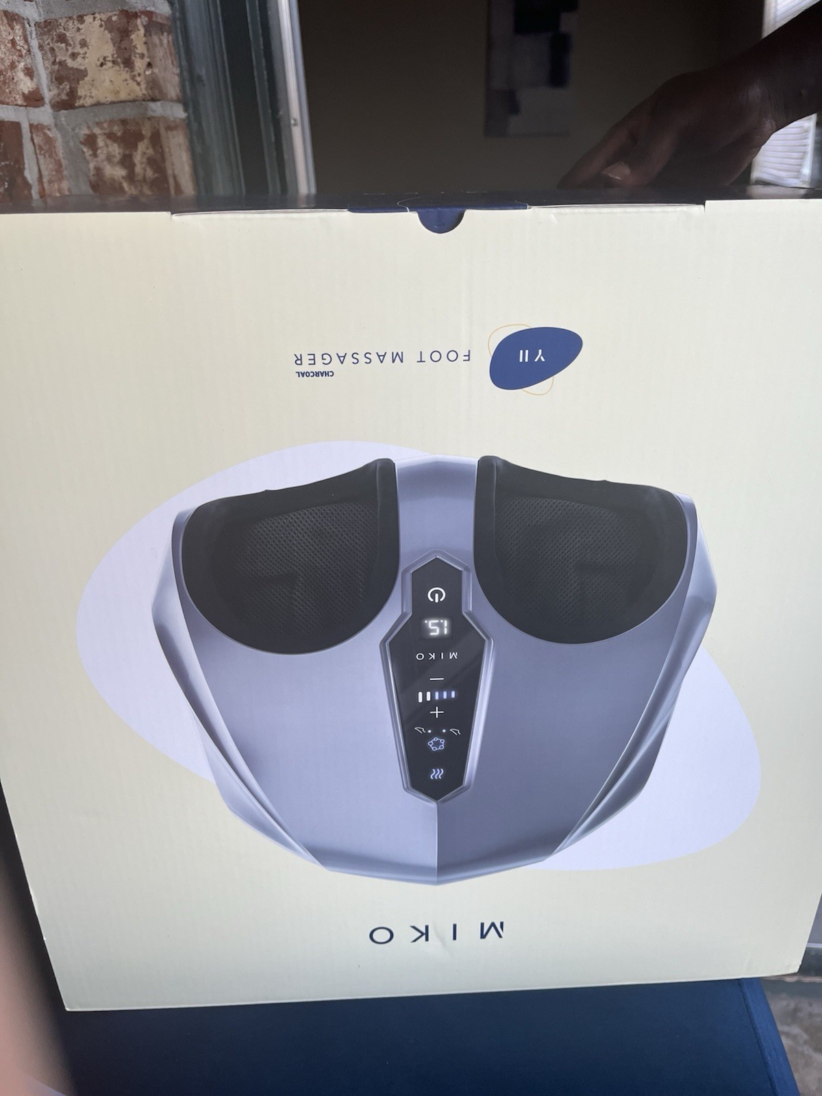 MIKO Shiatsu Foot Massager – Deep Kneading, Air Compression, & Heat Therapy