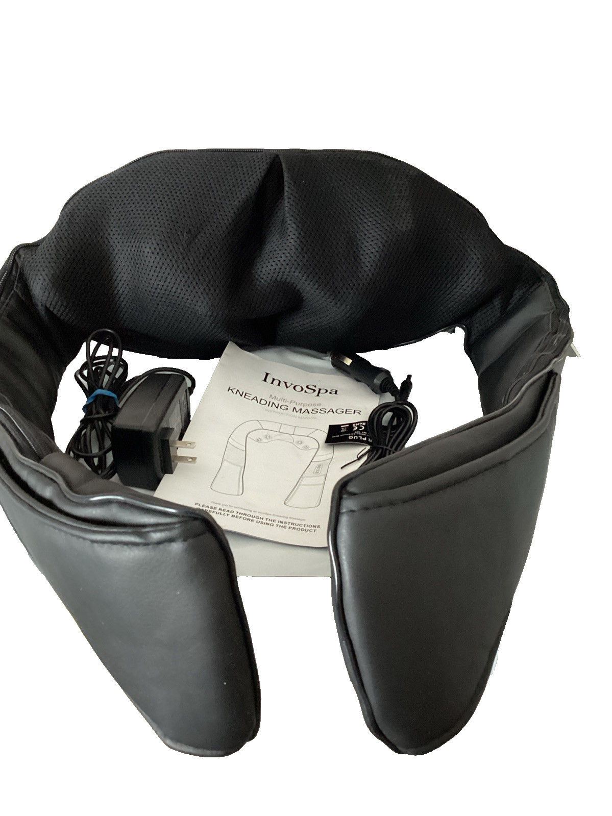 Massager InvoSpa Shiatsu Electric Kneading Shoulder Neck With Heat Auto Shut Off