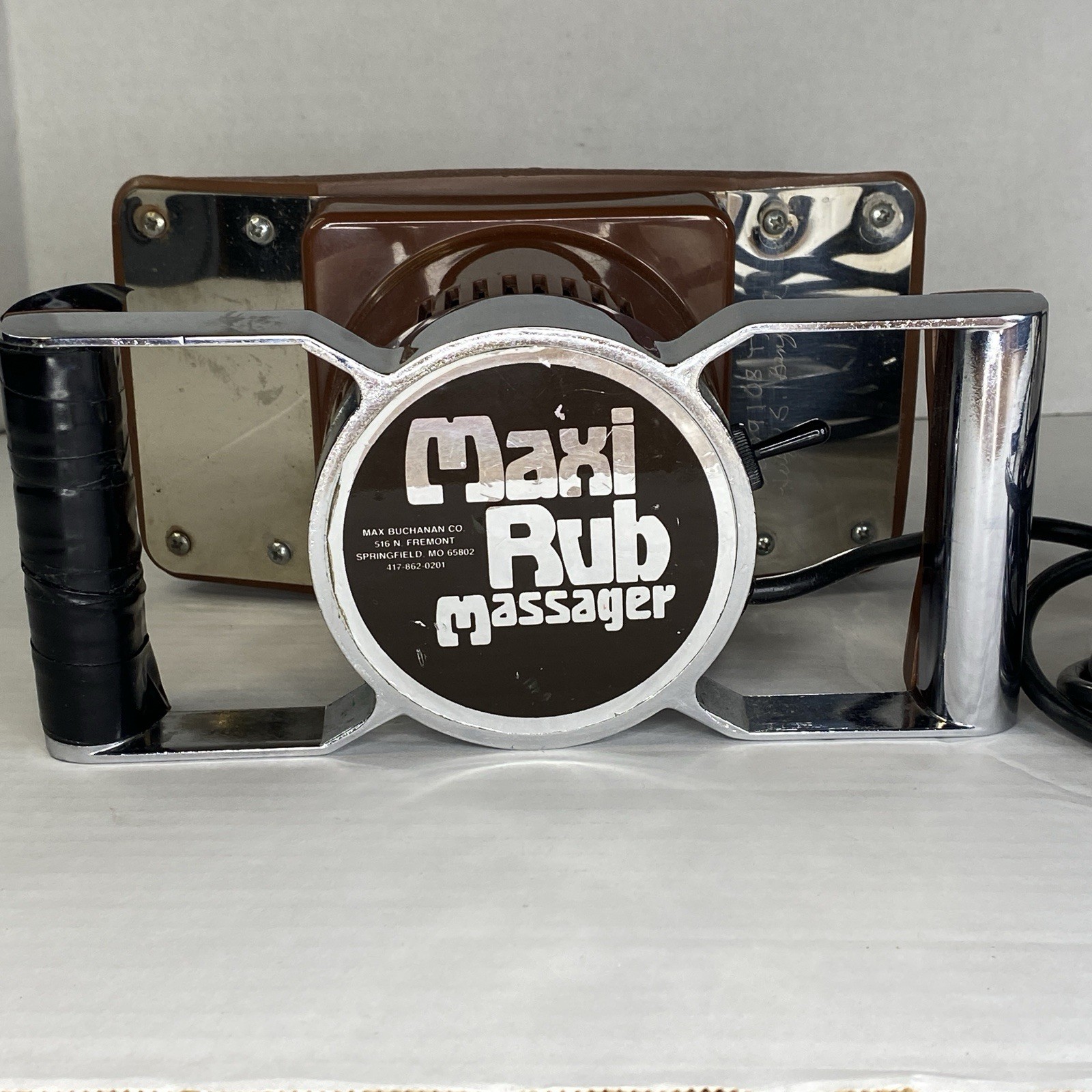 Vintage Maxi Rub Personal Body Massage Unit with Box And Manual MR2