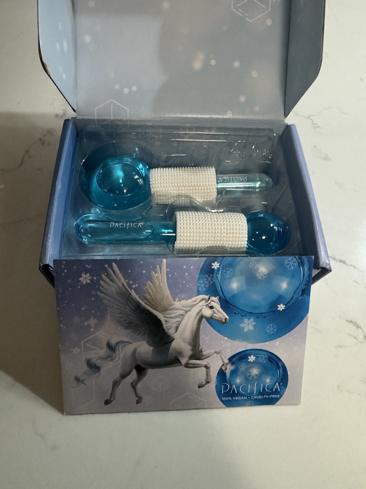 Pacifica Chill Baby Cooling Cryo Globes Facial Massage Tools Blue