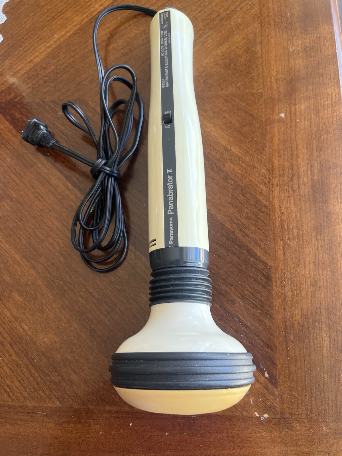 Vtg Panasonic Panabrator II EV221 Variable Speed Body Massager Japan Tested