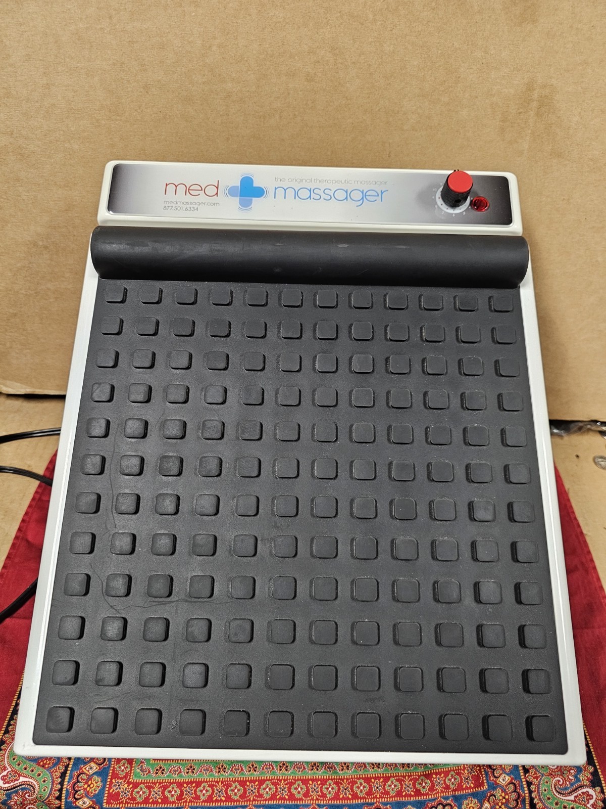 MED Massager Therapeutic Foot Massager Medi Rub MedMassager 11 Speed w/ Box