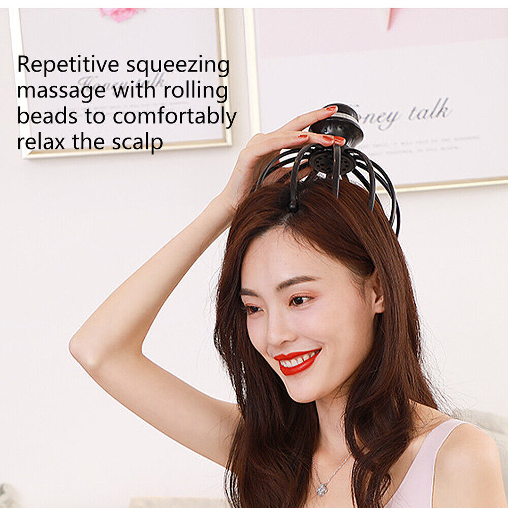 Octopus Claw Electric Head Massager – Ideal for Tension Relief, Office Breaks