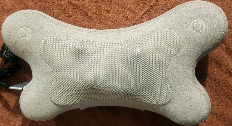 iPuffy – Premium Lumbar Massager Natural Cotton Upholstery, Infrared Setting