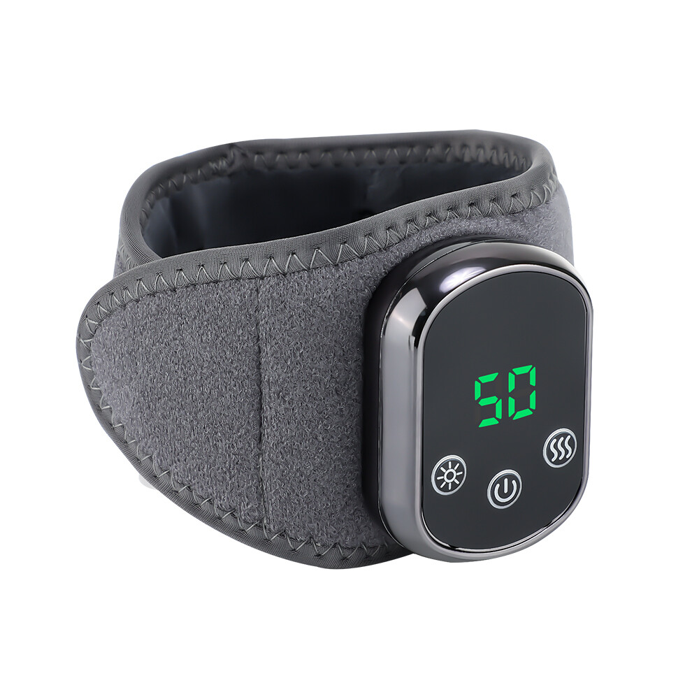 Portable Infrared Wrist/Foot Massager for Pain Relief Adjustable Heat Vibration