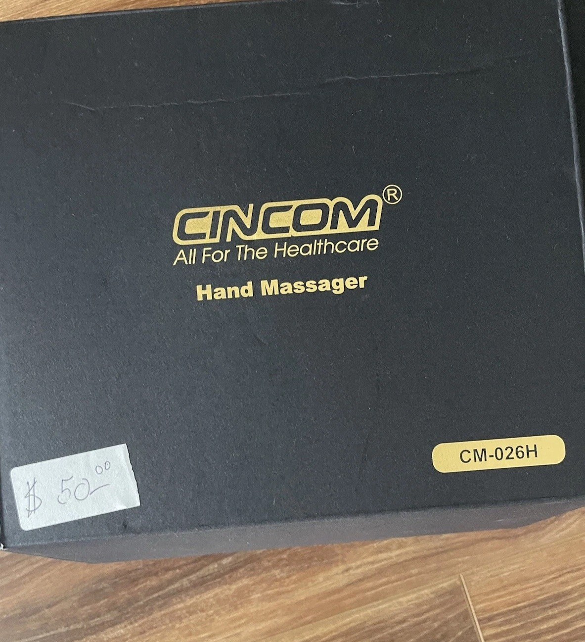 Hand Massager with Heat CM-026H Handheld cincom RechargeableCordless