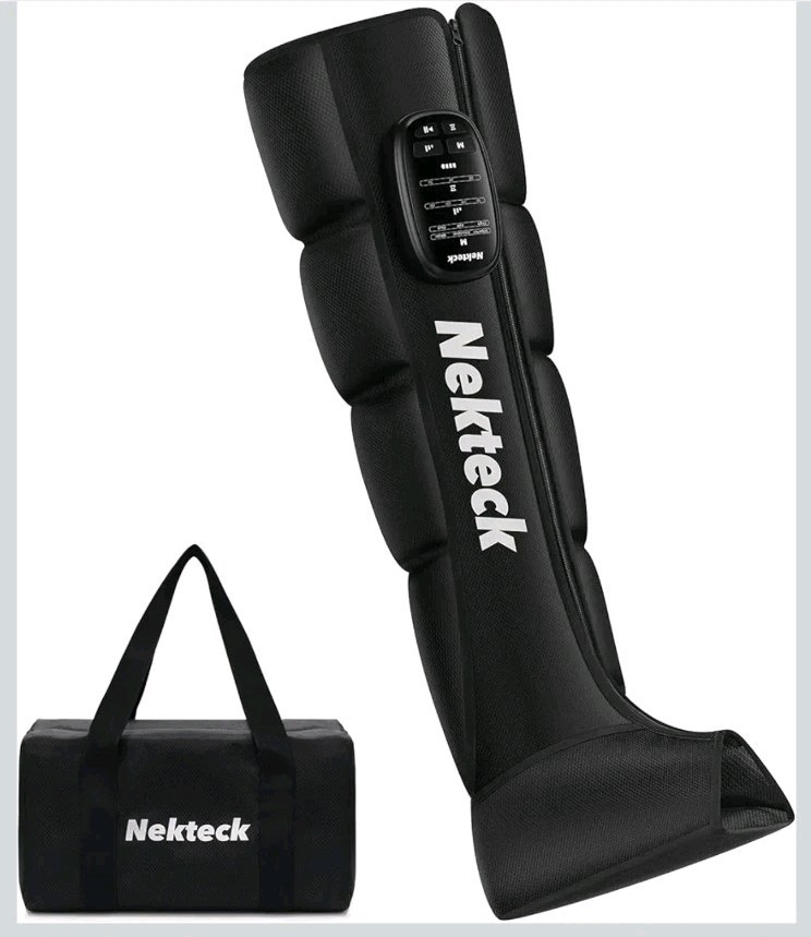 Nekteck Leg Massager Recovery System, Cordless Air Compression Massage One Leg