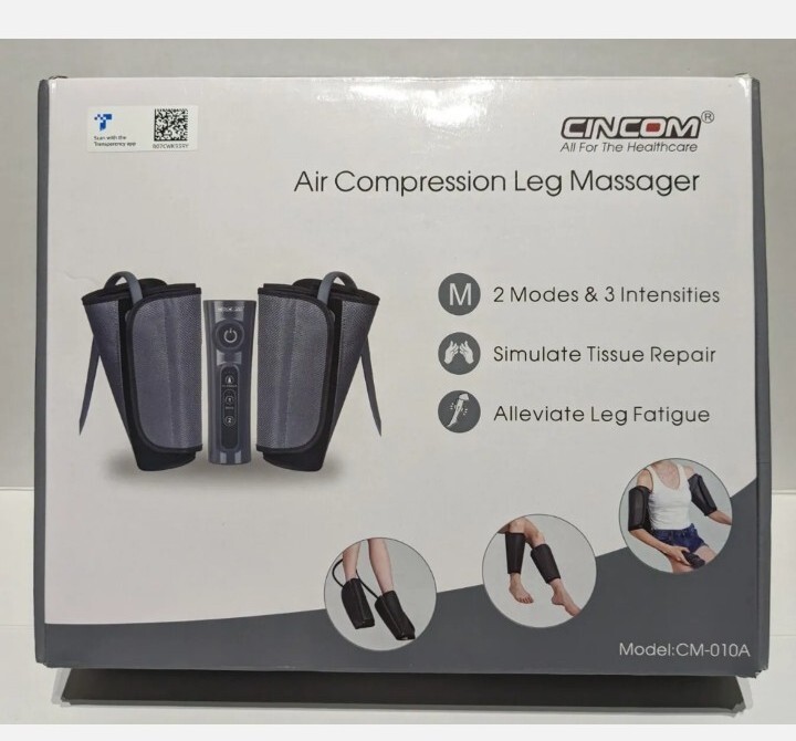 CINCOM Leg Massager for Circulation Air Compression with 2 Modes CM-010A