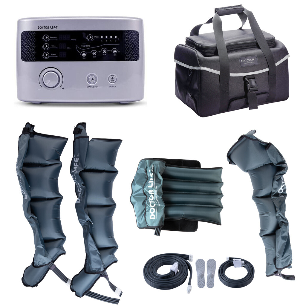 [DOCTOR LIFE] LX9max Full Body (A), Air Compression Leg Massager for Circulation