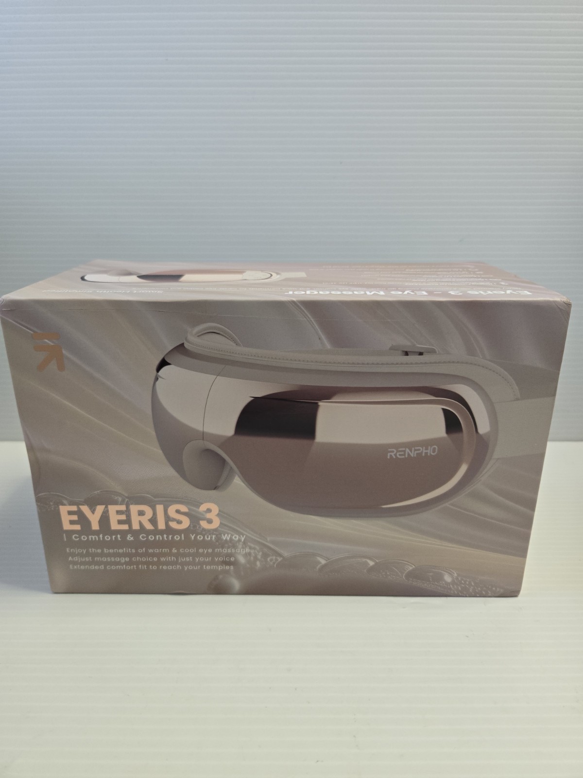 RENPHO Eyeris 3 Eye Massager Open Box Heat Cooling Gel Mask Voice Control