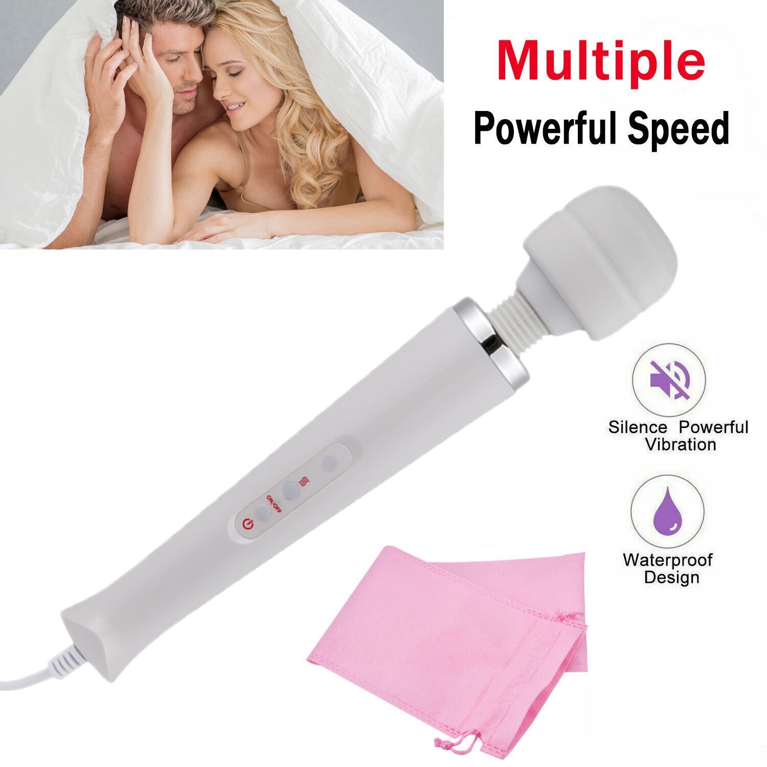 Dual-Function Multi-Speed Massager: Neck & Full-Body Relief for All Genders