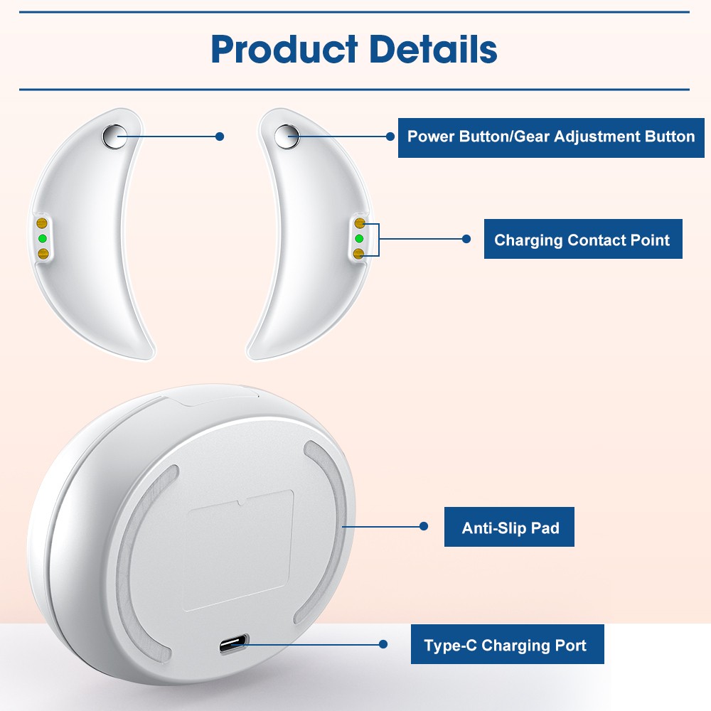 LED Red Light Therapy Device Eye Massager for Dark Circles, Wrinkles & Puffiness