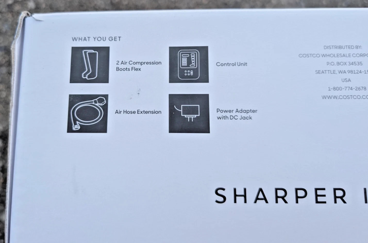Sharper Image Air Compression Boots Flex Leg Recovery System Large/XLarge (Blue)