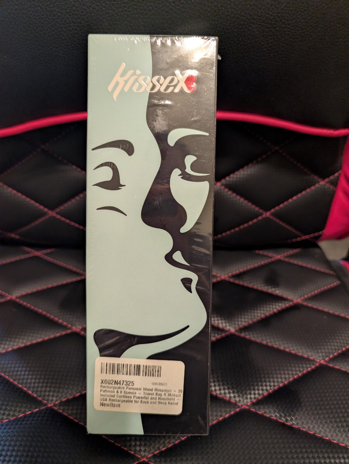 kissex Wand Massager Rechargeable Cordless Personal Body Massager Purple USB