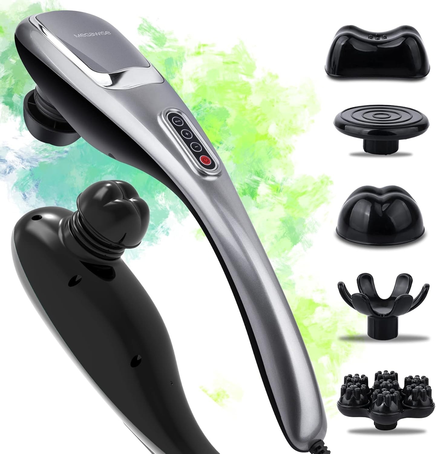 6 Quiet Electric Massager for Neck Back and Legs with Advanced Noise Reduction