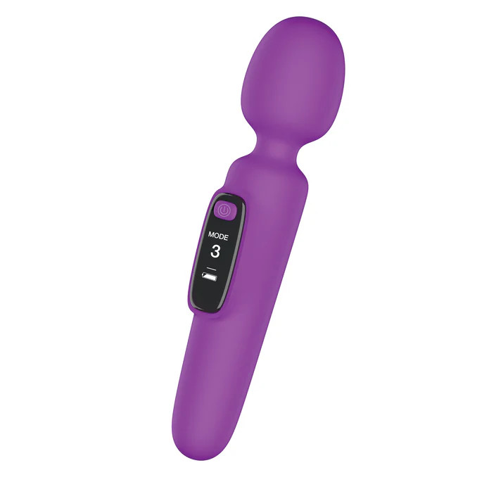 Authentic DIGITAL Wand Portable Rechargeable 21 Functions Silicone Massager 8″