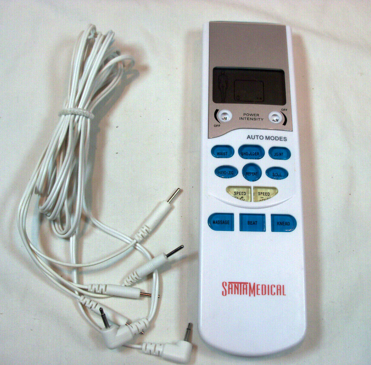 Santa Medical LFM-110 Electronic Pulse Massager LCD Display