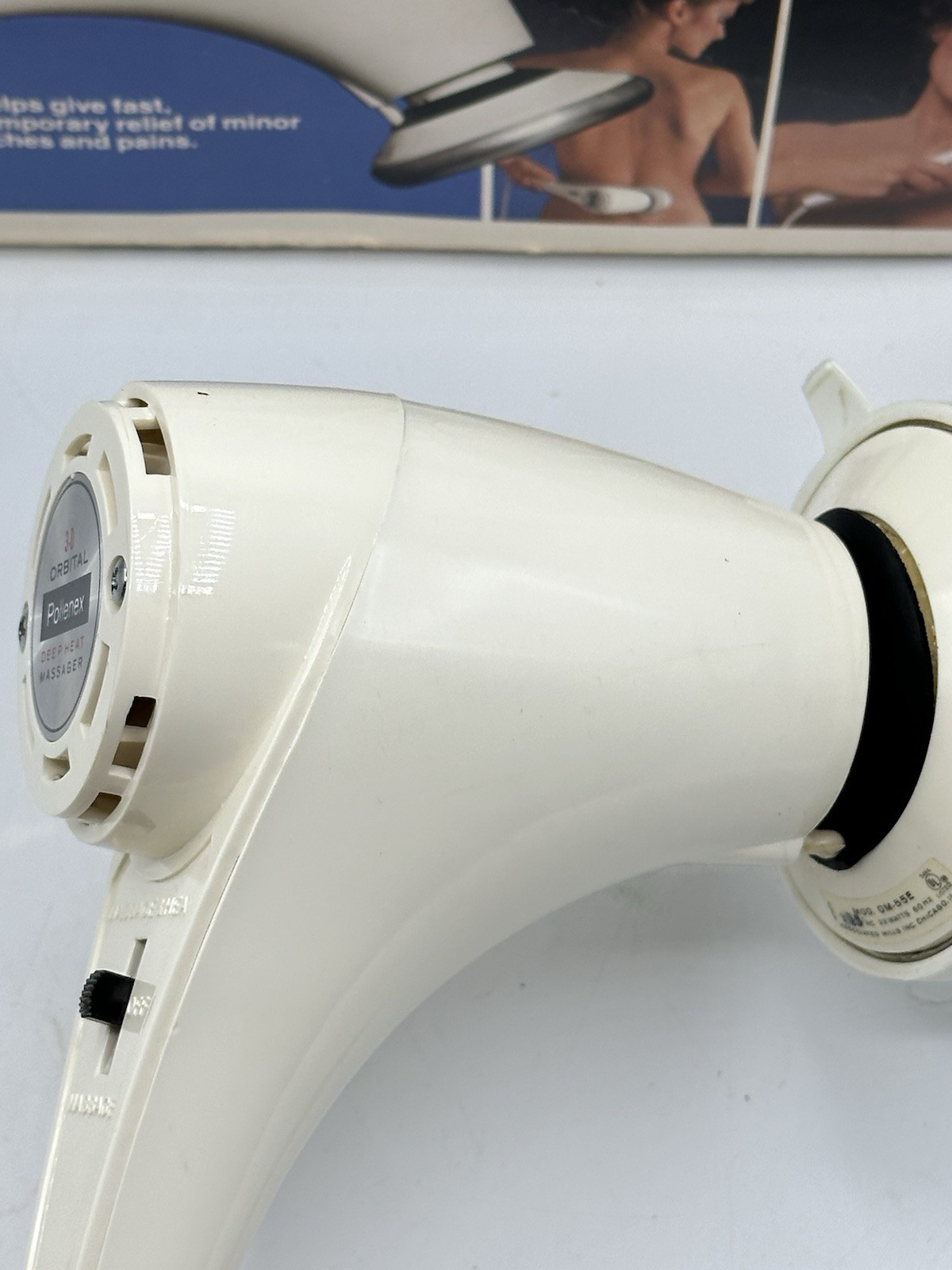 Pollenex 3D Orbital Deep Heat Massager w/ 4 Attachments Model OM-55A4 Excellent!