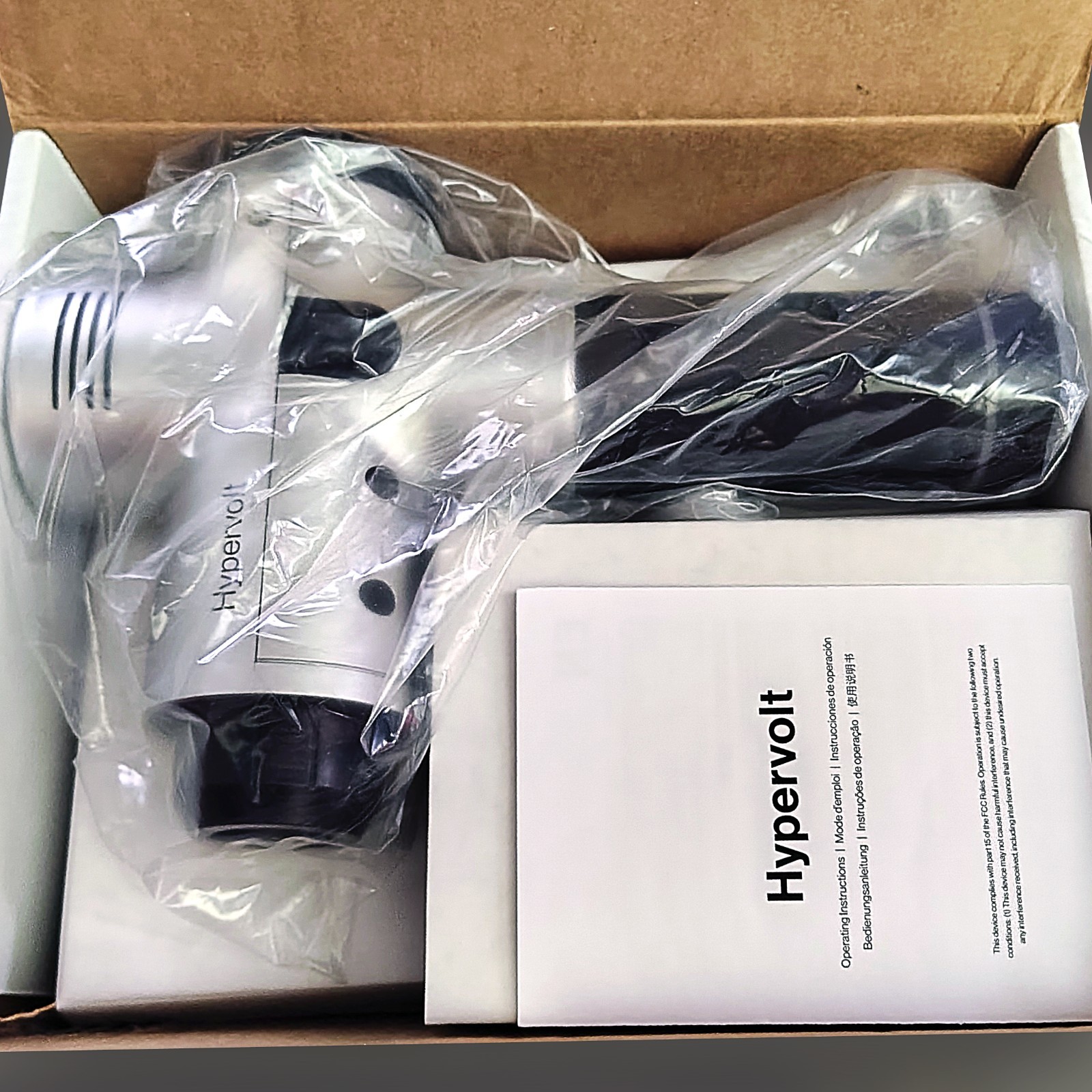 Hyperice Hypervolt BT Bluetooth Percussion Handheld Massage Gun Massager Device