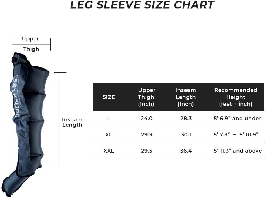 [DOCTOR LIFE] V3max Sequential Air Compression Leg Massager for Circulation